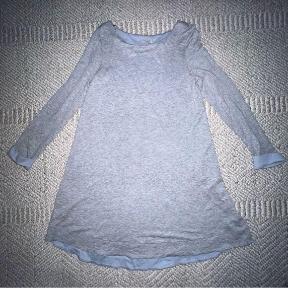 NWT Dalia Comfy Gray Longsleeve Dress - Sz M - Picture 7 of 12